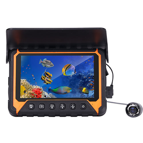 Eyoyo EF07R 30M Fishing Camera Video Fish Finder 7 LCD Monitor 1000TVL  Camera 12pcs IR LED DVR+8GB for Ice Lake Boat Fishing