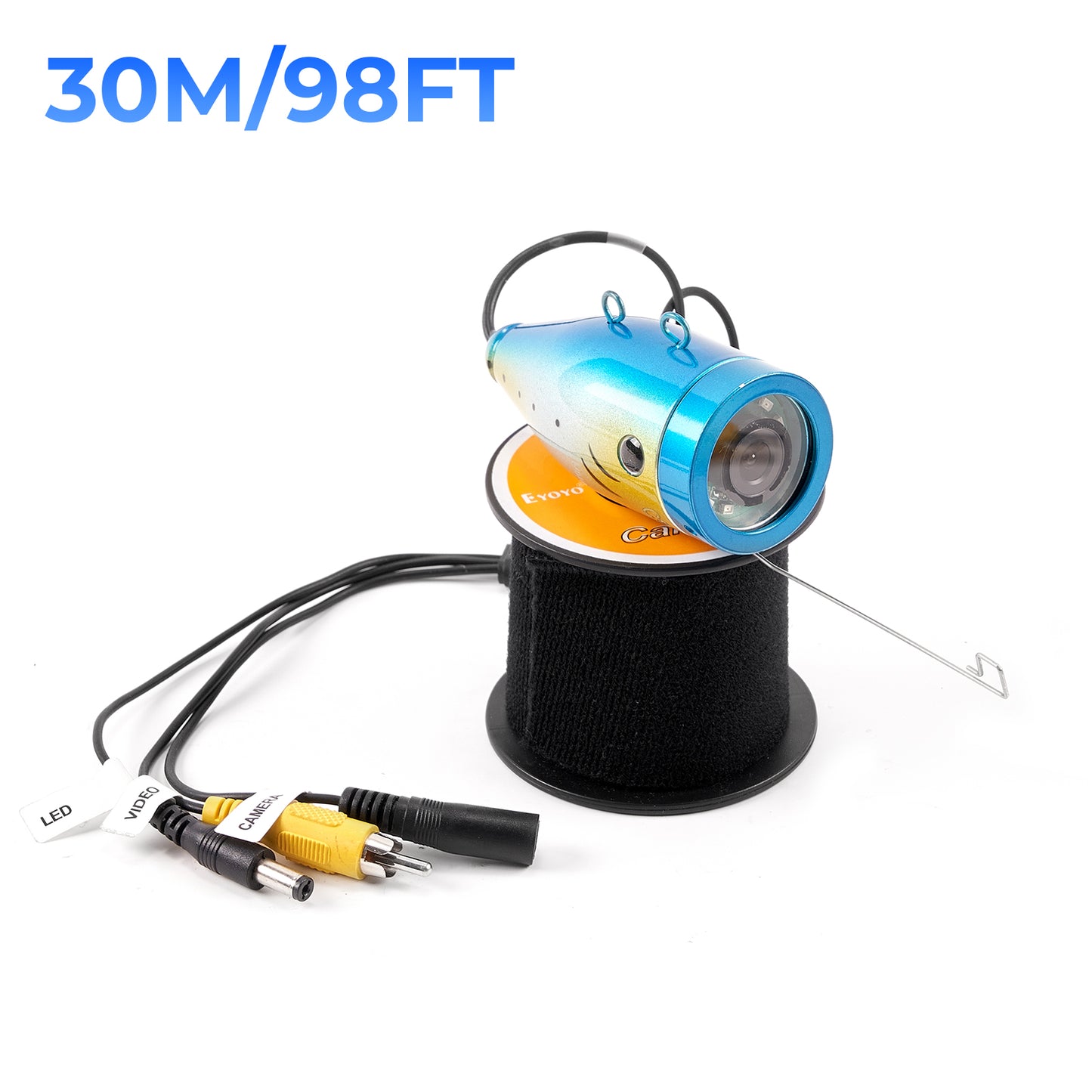 Eyoyo Colorful 1000TVL IR fishing camera with cable 15m/30m/50m