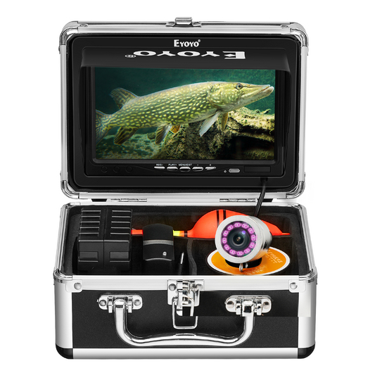 Eyoyo Portable Underwater Fishing Camera 1000TVL Waterproof 12pcs Infrared Lights