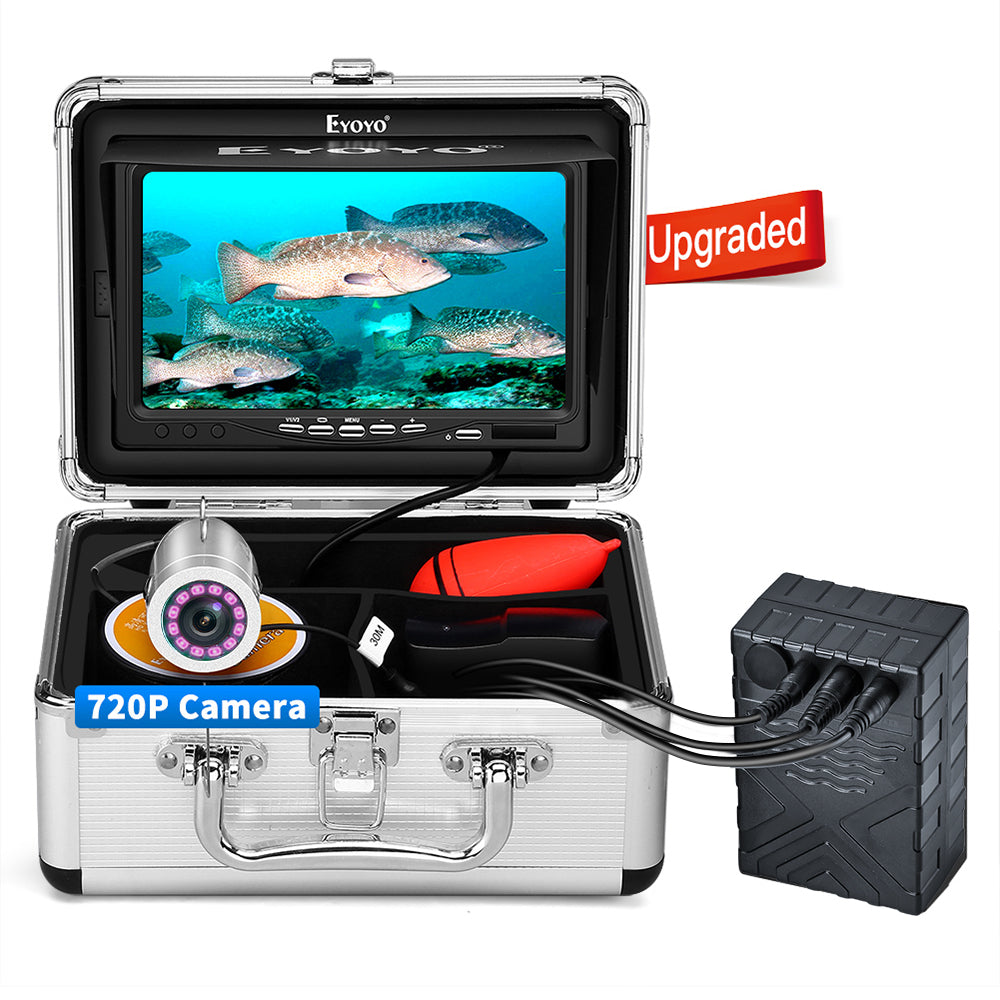 Eyoyo Underwater Fishing Camera 1024x600 Screen Upgraded 720P 12 IR Lights