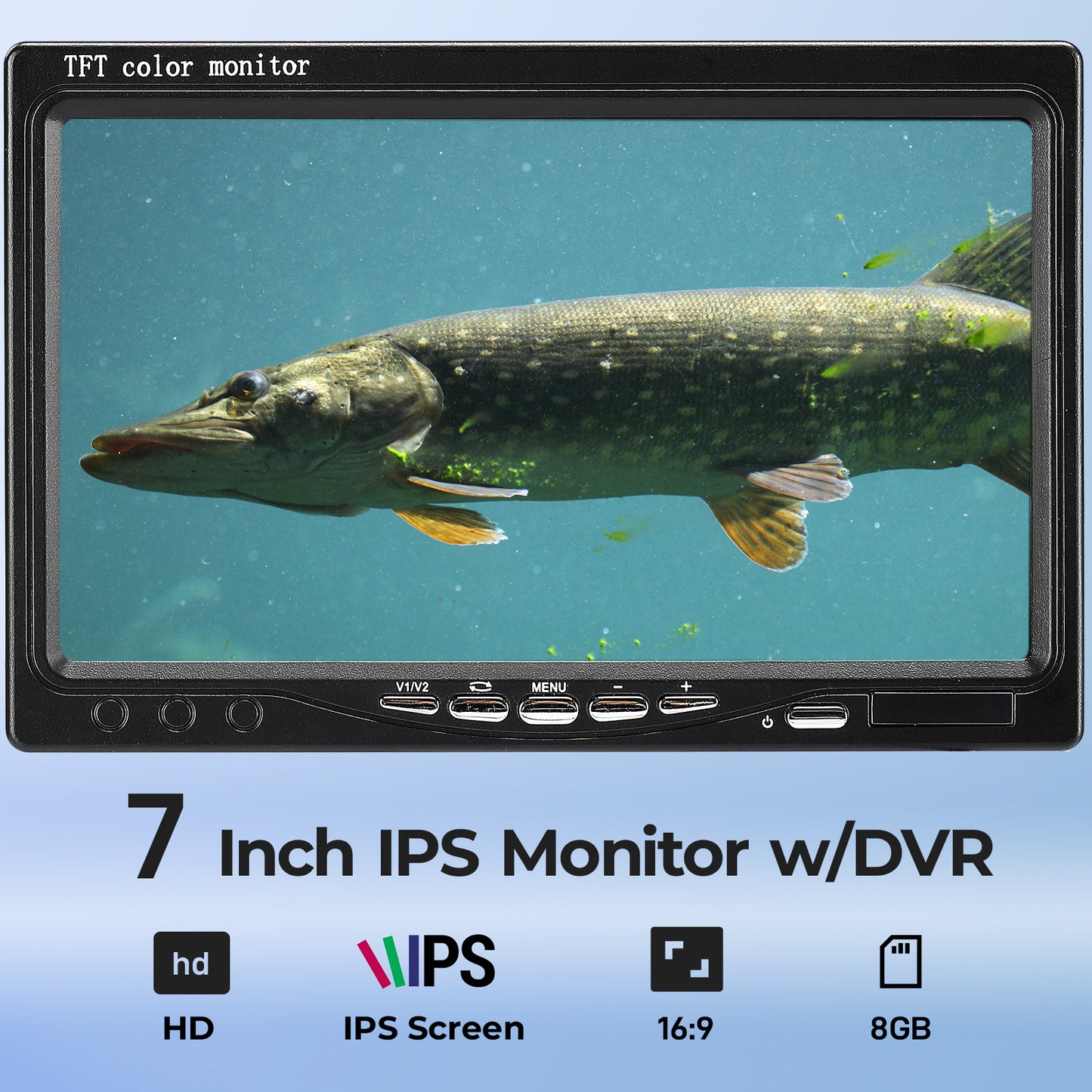 Eyoyo Underwater Fishing Camera 7 Inch 1080P DVR