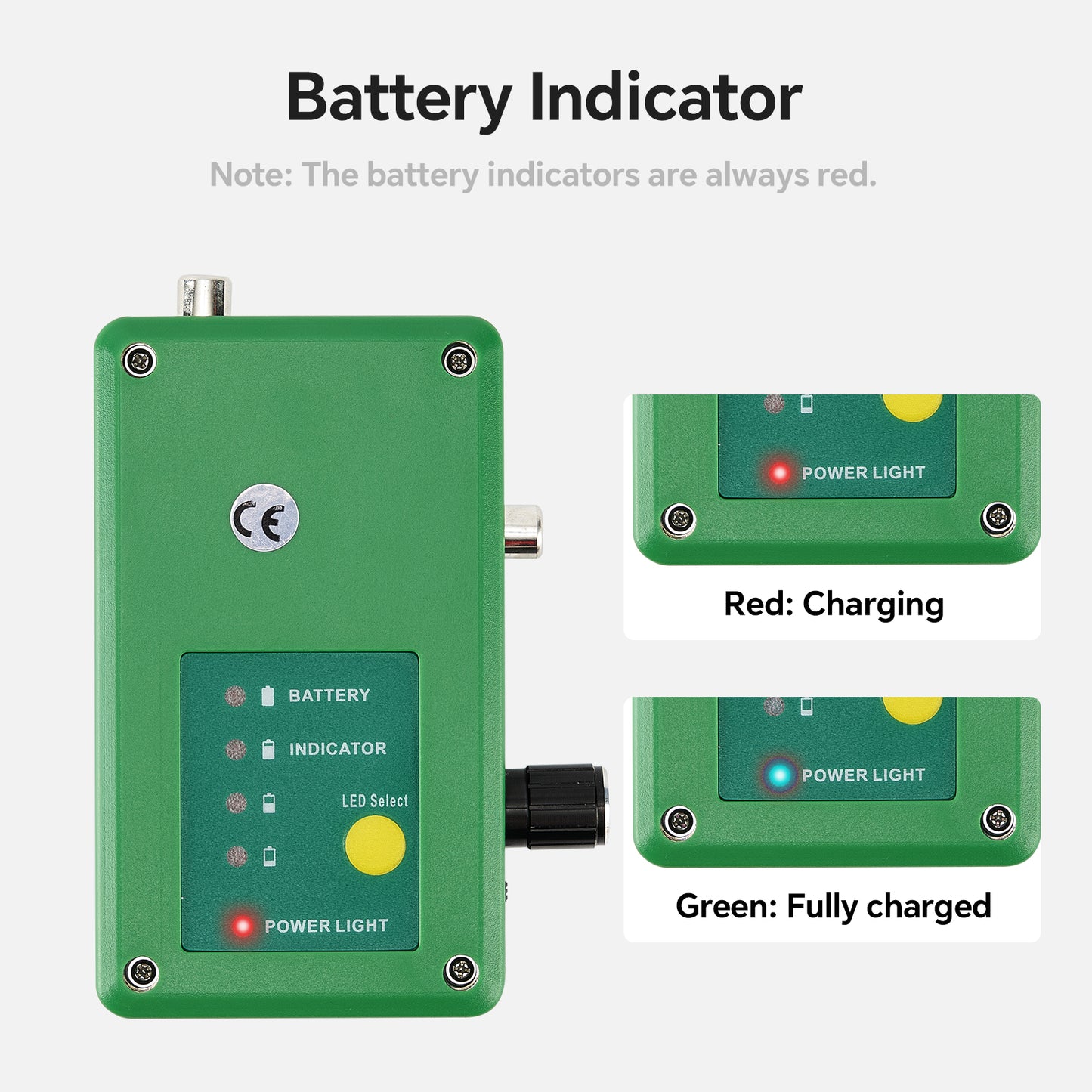 Underwater Fishing Camera Battery Control Box for White & IR Lights Switch