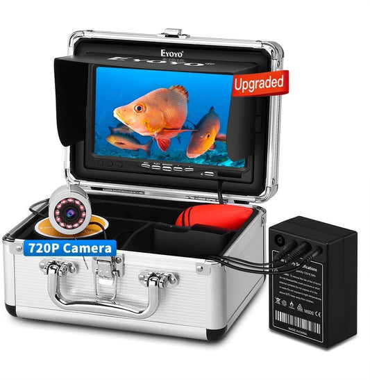 Eyoyo 7 inch Underwater Fishing Camera Waterproof 12 IR Lights