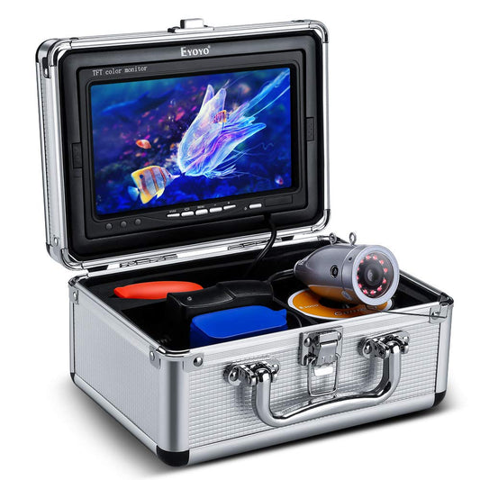 Eyoyo 7 inch Underwater Fishing Camera Waterproof 12 IR Lights