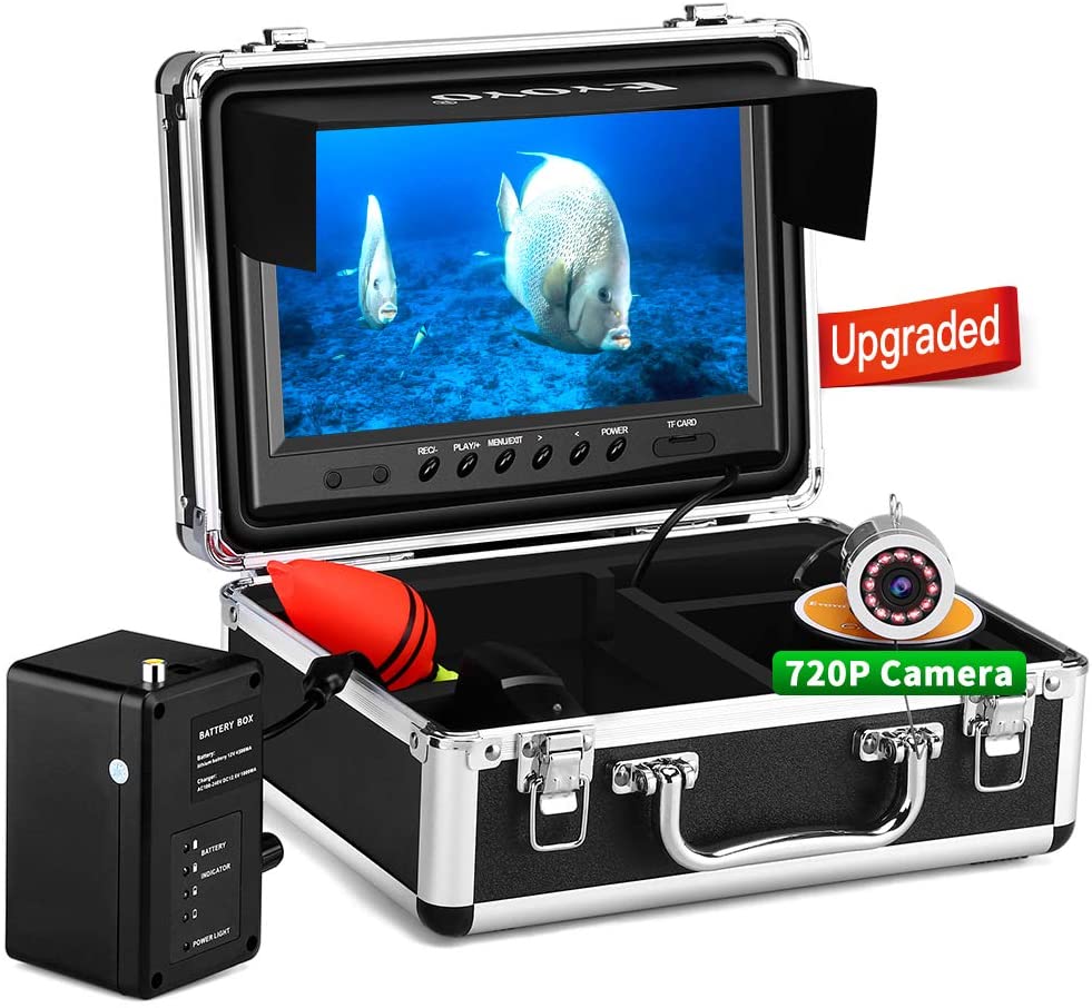 9 Inch DVR Recorder Underwater Fishing Video Camera Fish Finder
