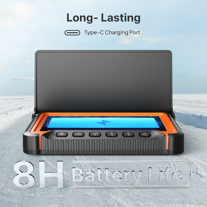 Eyoyo Underwater Fishing Camera 7": 1080P Portable Fish Finder w/DVR, Ice Fishing Camera w/ 8 IR Lights, 8H Battery, USB-C Charging, 15m/49ft Cable for Night & Lake Fishing