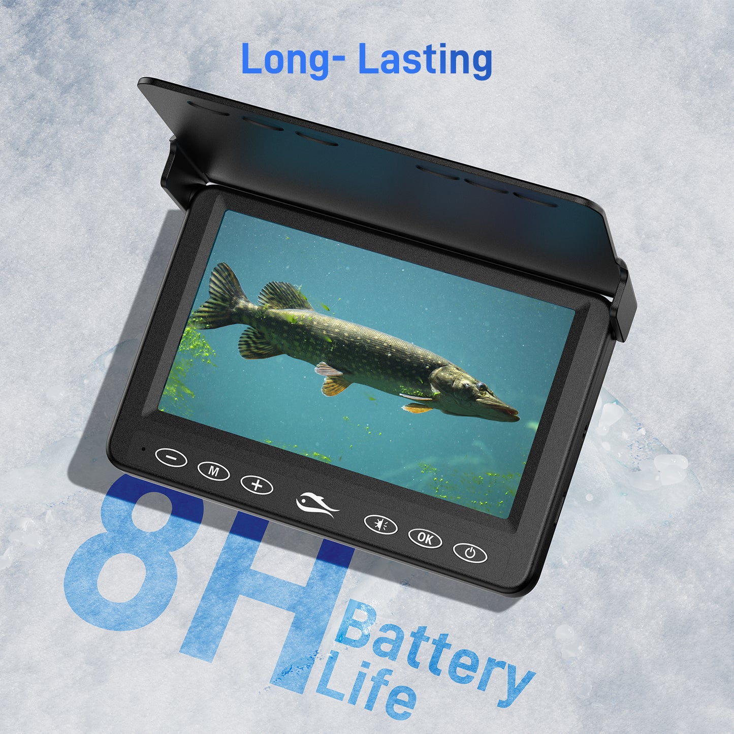 4.3 Inch Underwater Fishing Camera, Underwater Video Camera DVR Video Recording