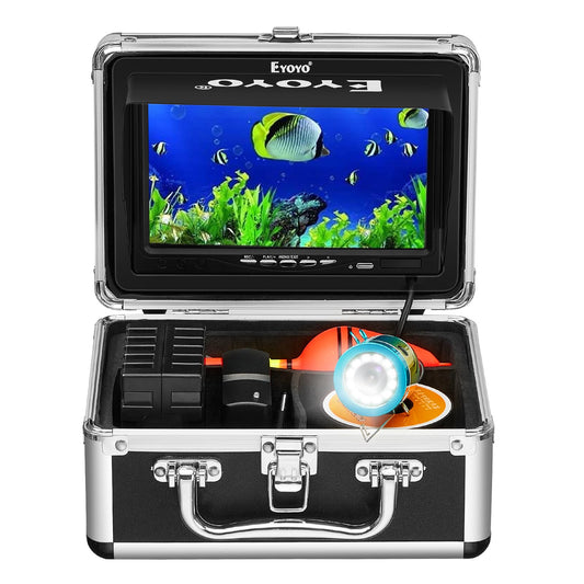 Eyoyo 7" Underwater Fishing Camera 1000TVL 12 White Lights