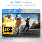Eyoyo Portable Computer Monitor 4K Gaming Monitor 13.3" 3840x2160 UHD IPS Display USB-C Monitor