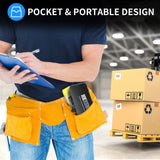 Eyoyo Mini 1D 2D QR Bluetooth Barcode Scanner Wireless Build with Heavy Duty Industrial Material,Drop Resistance,Image Scanning Portable Reader for Retail Warehouse Inventory for iPhone,Android, iOS