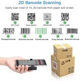 Upgraded Eyoyo 2D Bluetooth Barcode Scanner Wireless, Back Clip-on Phone Bar Code Reader EY-022P