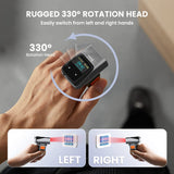 Eyoyo Wearable Bluetooth Ring Barcode Scanner with Display, Mini Wireless Finger Bar Code Scanner Reader Inventory Compatible with iPad iPhone Android, Left&Right-Handed Use, Fast&Accurate Scanning