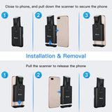 Eyoyo EY-017L 1D Wireless Bluetooth Barcode Scanner with Portable Back Clip