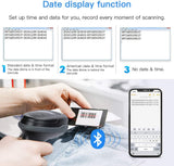 Eyoyo EY-018 1D Bluetooth Barcode Scanner Support Time & Date Prefix Suffix
