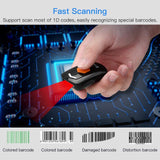 Eyoyo 1D Laser Bluetooth Barcode Scanner EY-021L,Mini 2.4G Wireless & Bluetooth & USB Wired 3-in-1 Barcode Reader