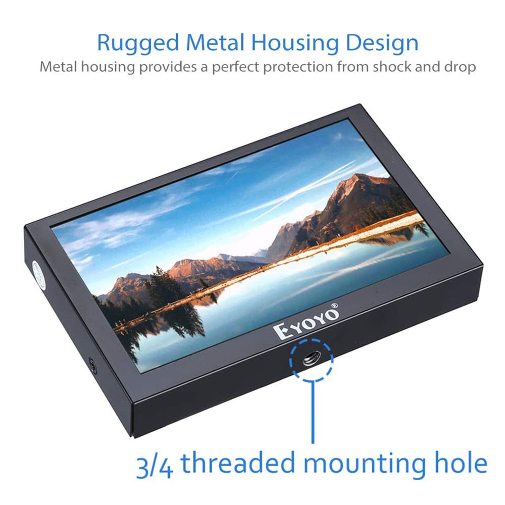 Eyoyo 5" Mini Monitor 800x480 Resolution Car Rear View TFT LCD Screen Display