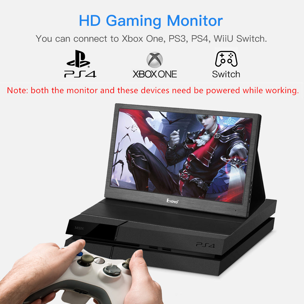 Eyoyo 13" inch Portable HDMI Monitor 2K 2560x1440 IPS Gaming Monitor