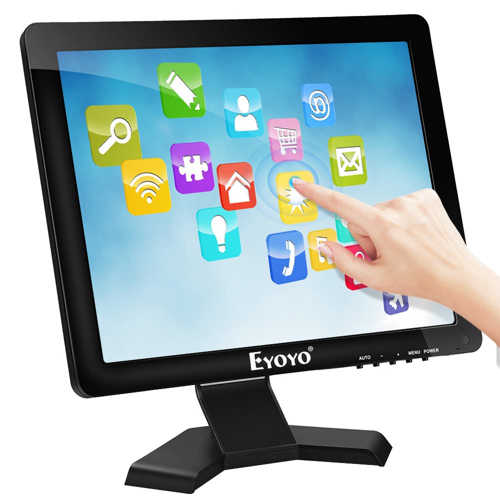Eyoyo 15 Inch Touchscreen Monitor 1024×768 4:3 LCD Display