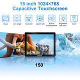 Eyoyo 15 Inch Touchscreen Monitor 1024×768 4:3 LCD Display